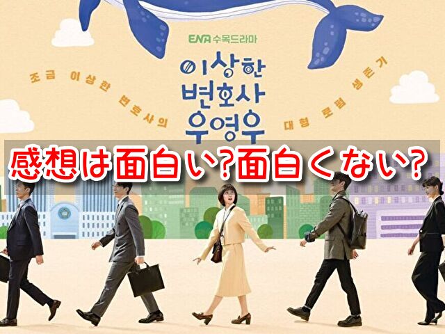 ウヨンウ弁護士は天才肌 感想 口コミ 面白い 面白くない 評価